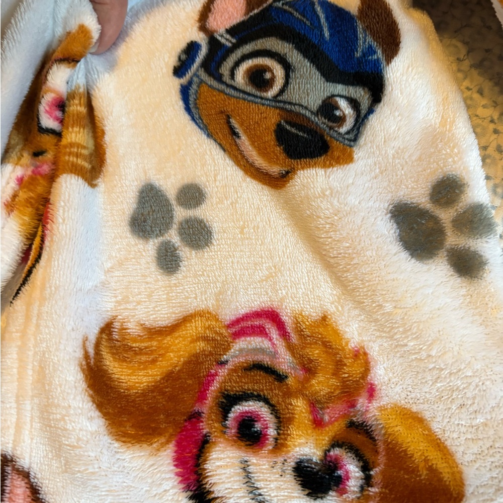 Paw Patrol Fuzzy Multicolor Kids' Robe - Picture 2 of 4